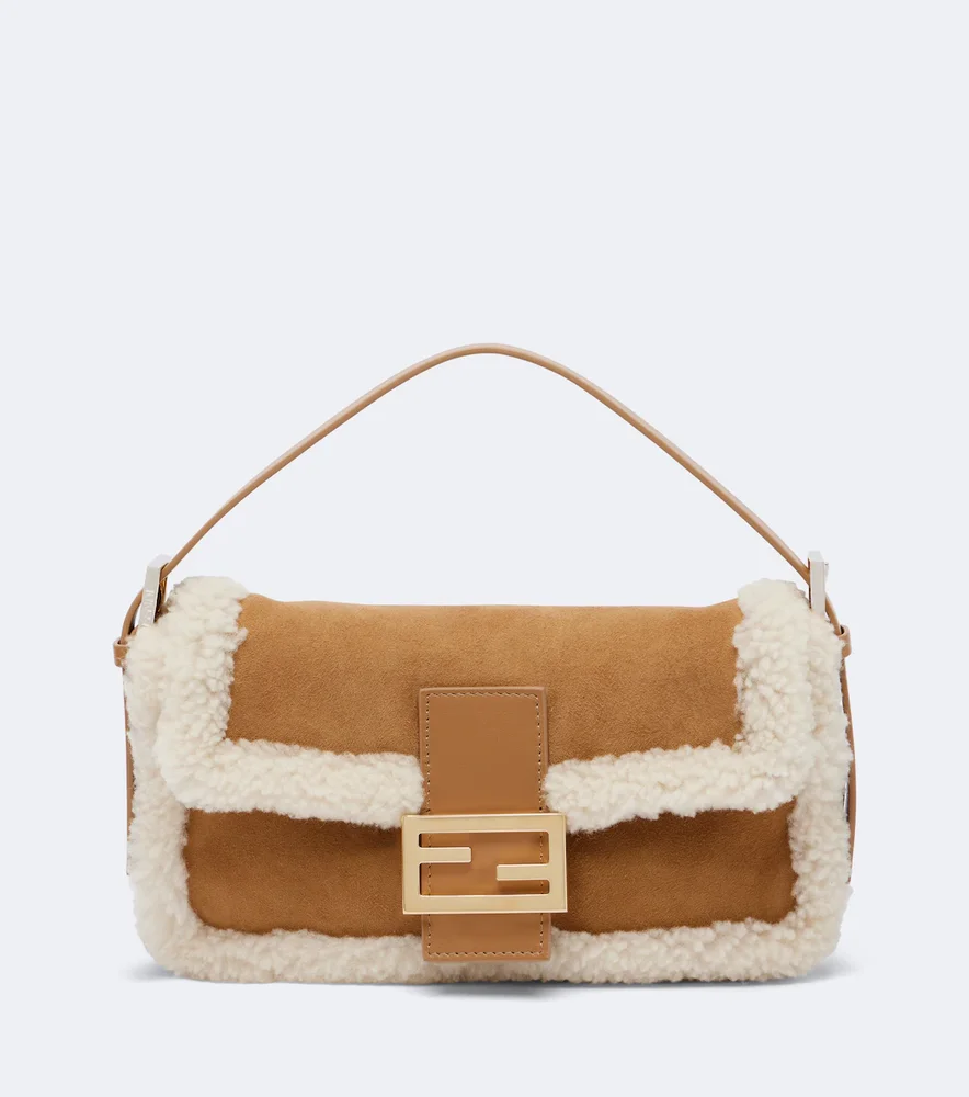 Baguette® 26424 Small suede shoulder bag