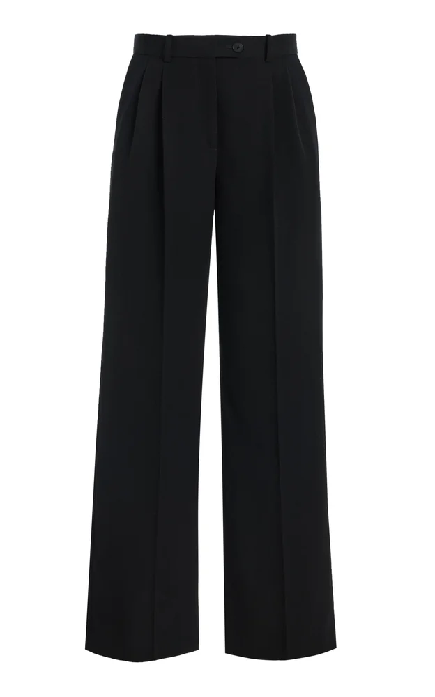 Virgil Pleated Wool Pants