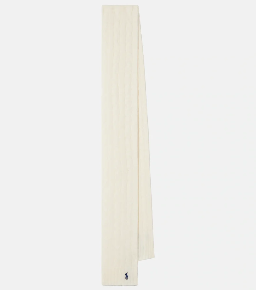 Wool and cashmere scarf