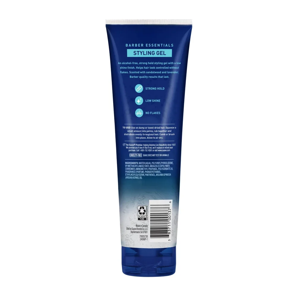 Barber Essentials Strong Hold Styling Gel