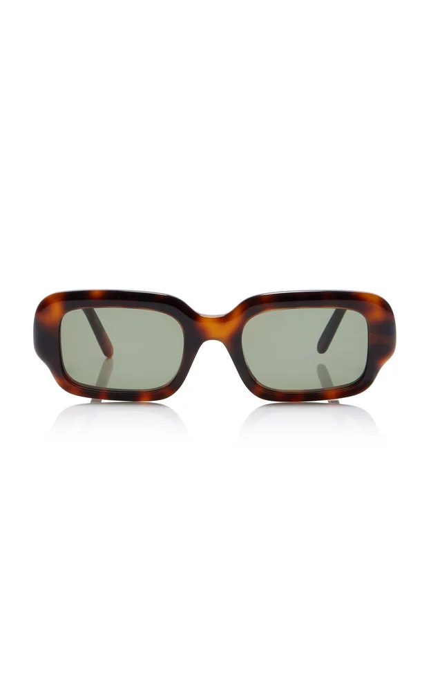 Square-Frame Acetate Sunglasses