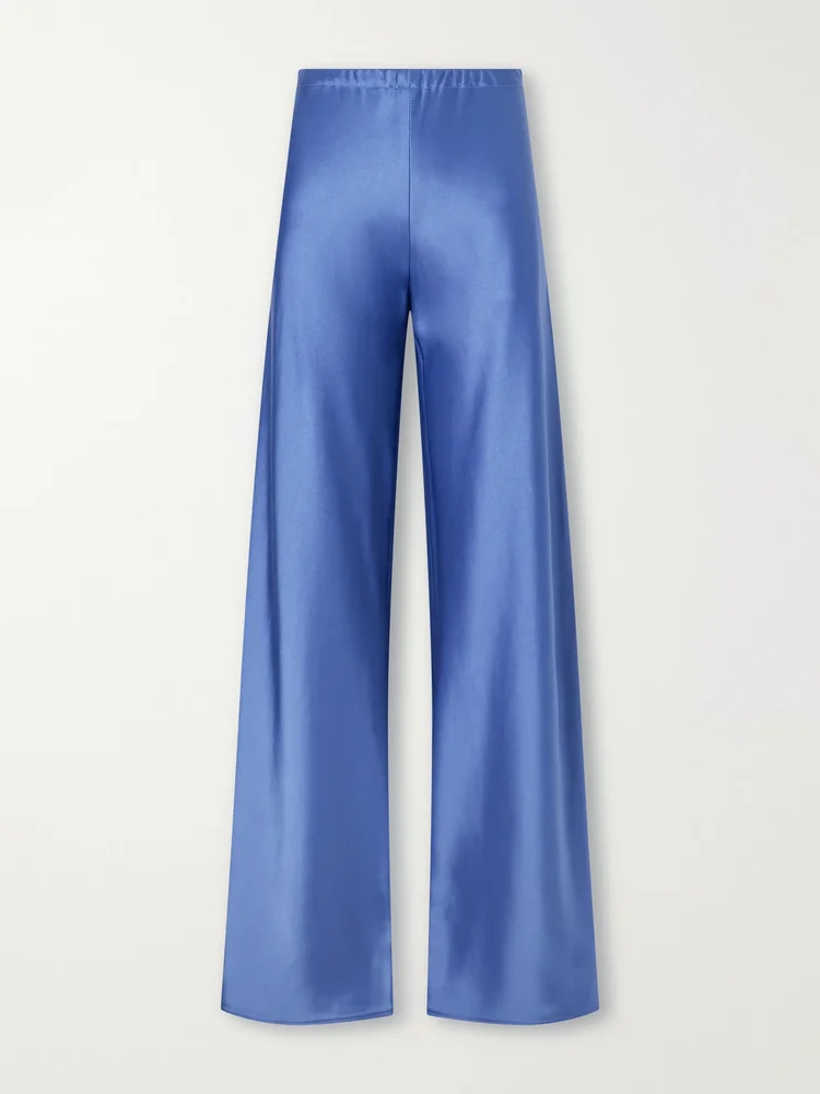 Colby Satin Wide-Leg Pants