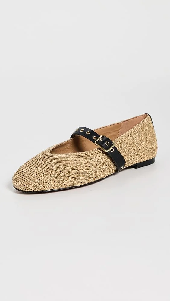 The Remy Mary Jane Flat in Straw
