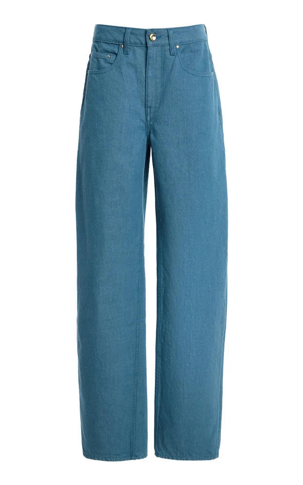 Rider Rigid Mid-Rise Wide-Leg Jeans
