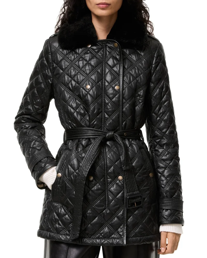 Quilted Nylon Rosedale Coat