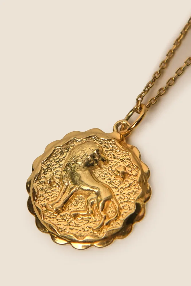 Zodiac Gold Vermeil Necklace