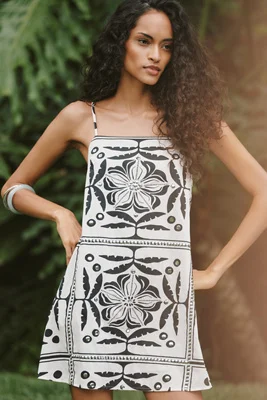 Cotton Printed Shift Dress