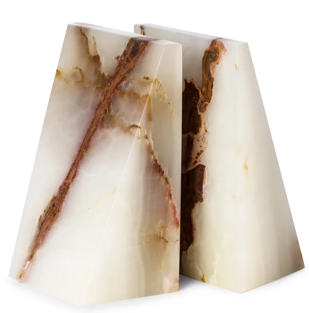Marble Bookends