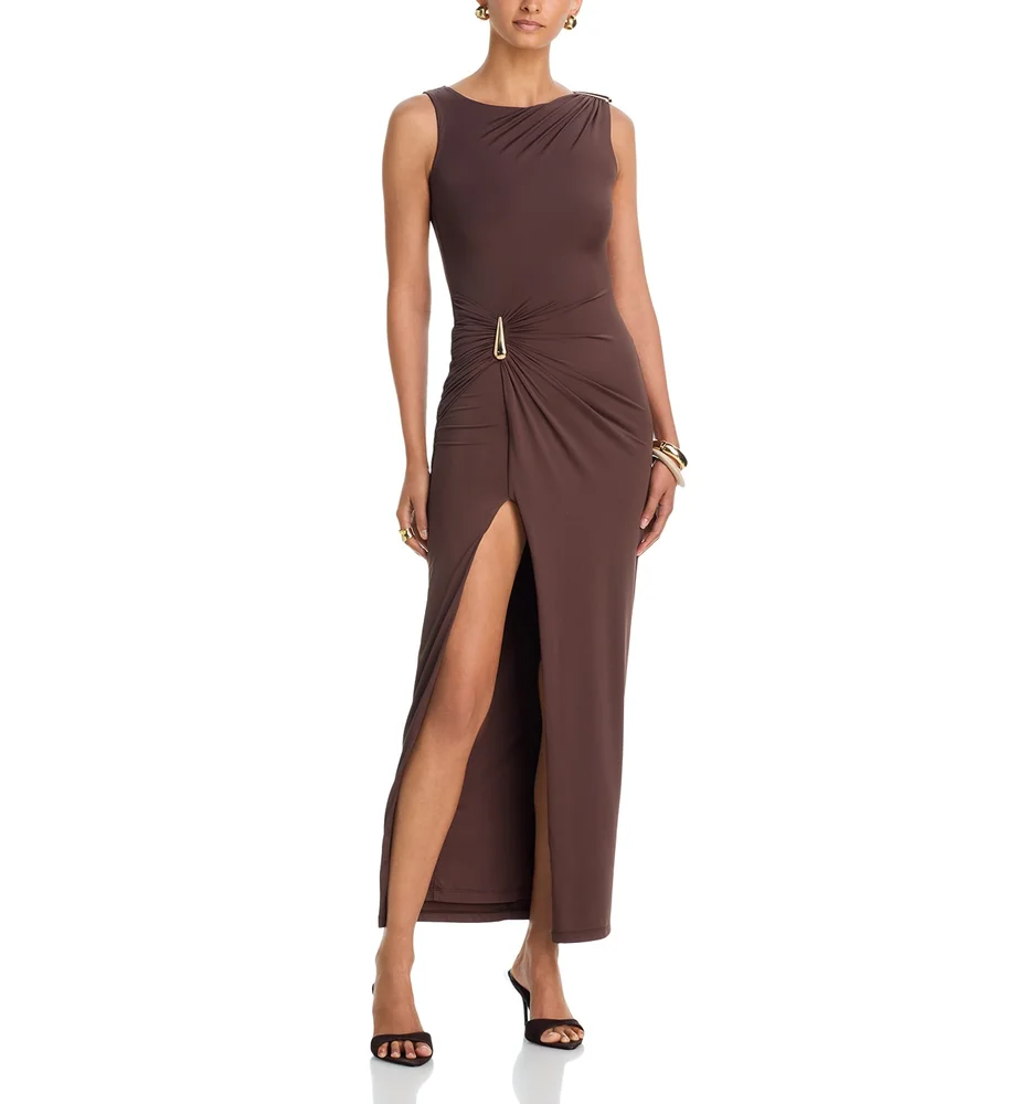 Reed Gold Detail Maxi Dress