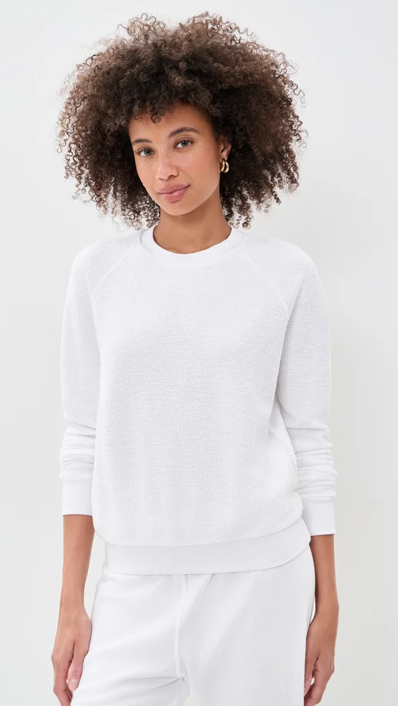 Ziggy Inside Out Fleece Long Sleeve Crew Neck Sweatshirt