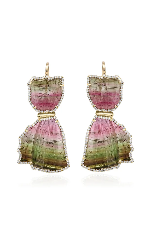 Butterfly Tourmaline Earrings