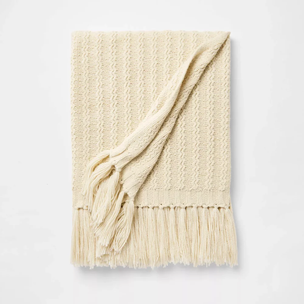 Knit Throw Blanket