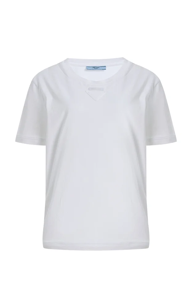 Molded Cotton Jersey T-Shirt