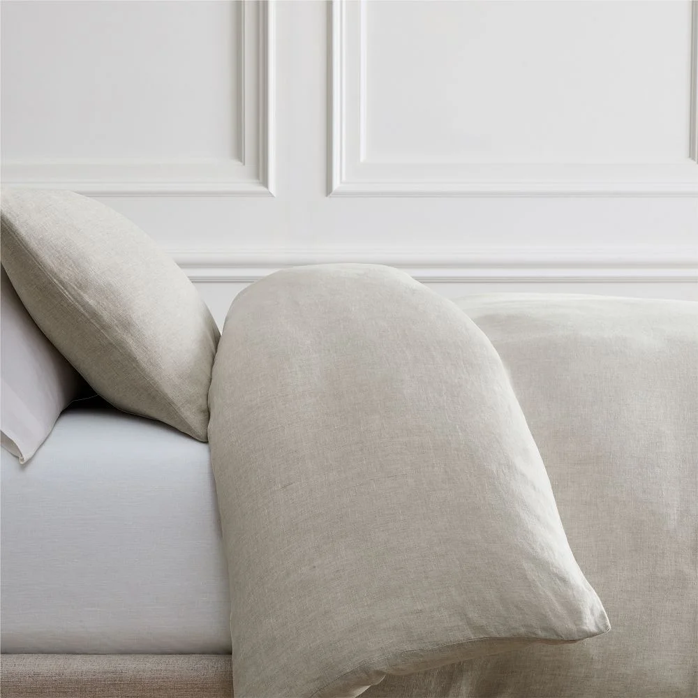 European Flax Linen Duvet Cover & Shams