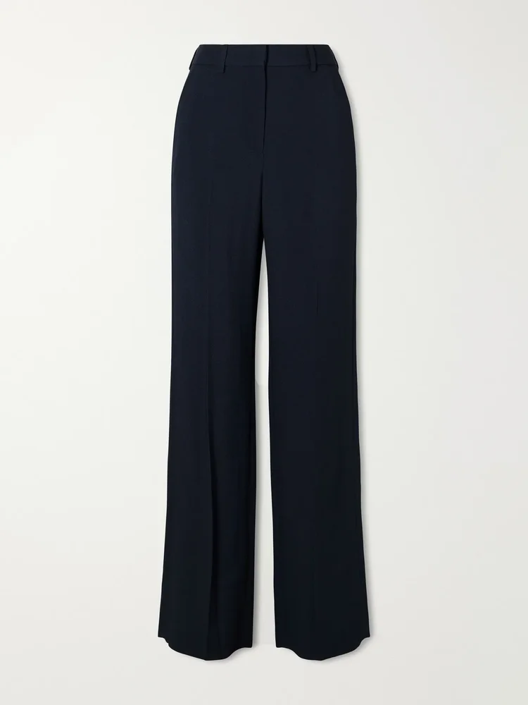 Lundy crepe straight-leg pants