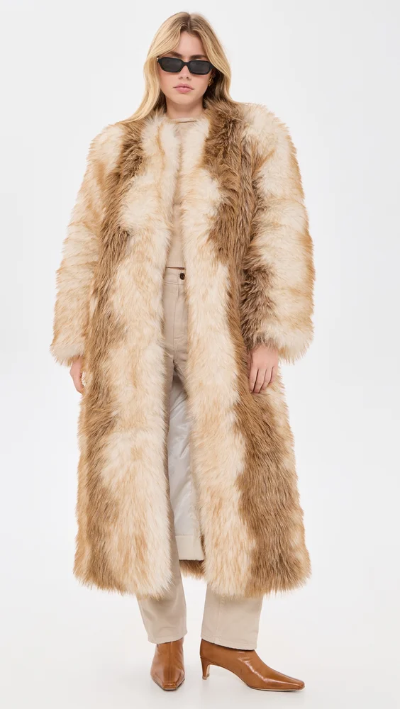 Solange Fox Maxi Coat