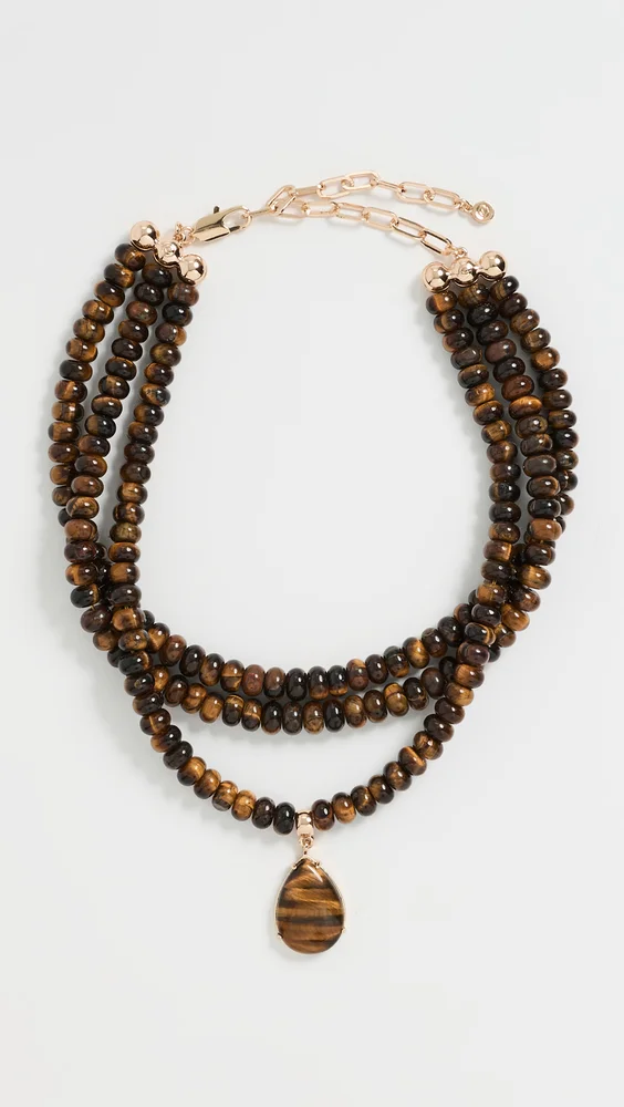 Marina Layers Tiger's Eye Necklace