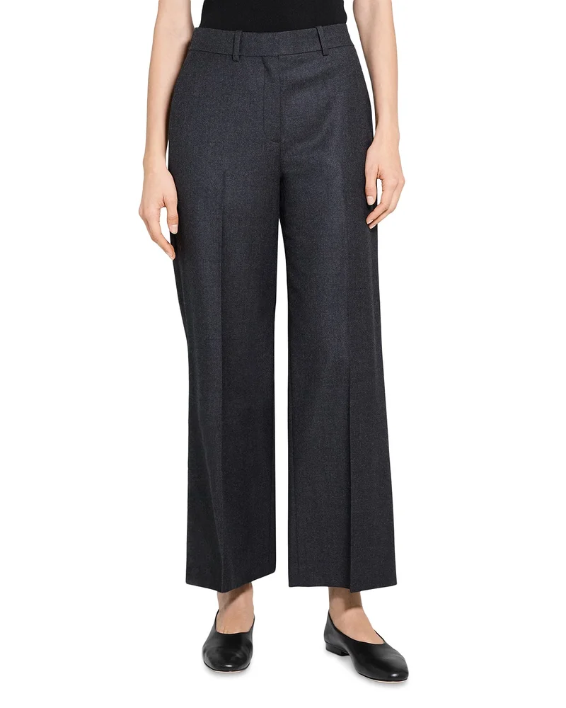 Classic Wool Wide Leg Pants