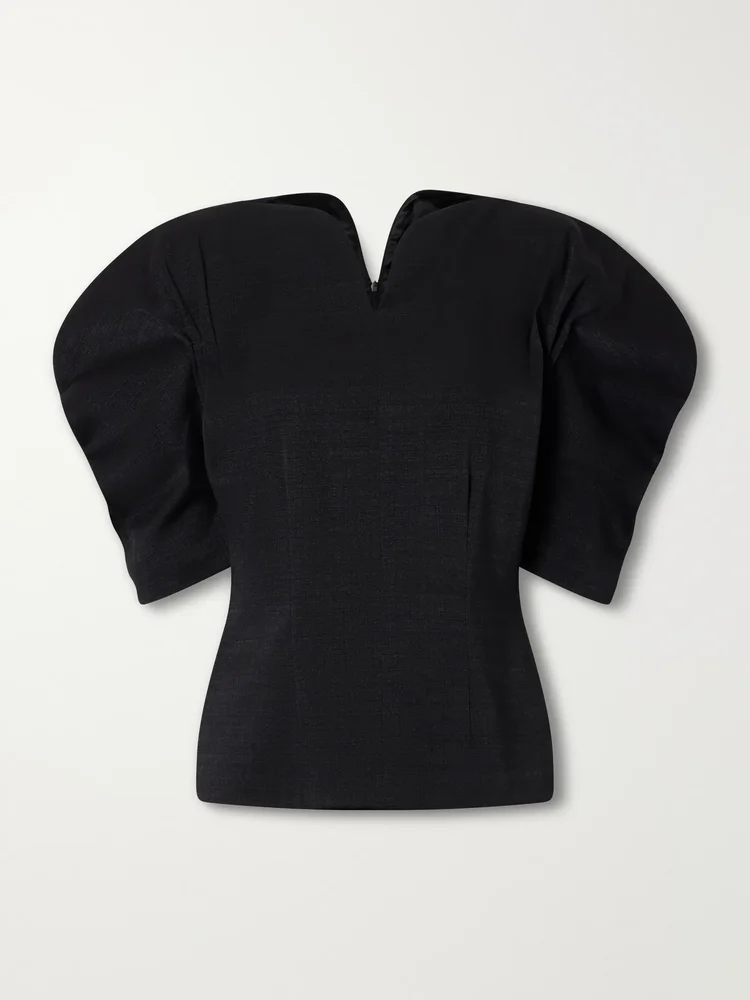 Janet jacquard blouse