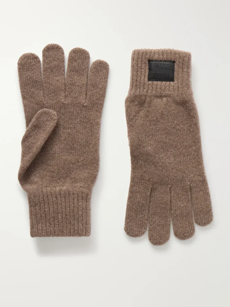 Cashmere and Merino Wool-Blend Gloves