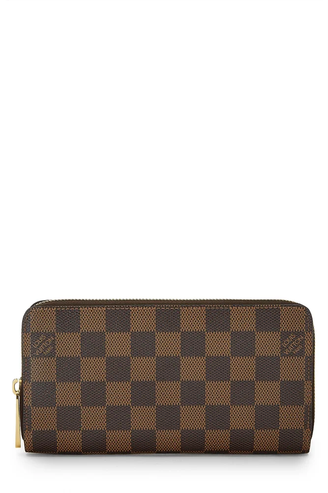 Pre-Owned Damier Ebene Zippy Continental Wallet