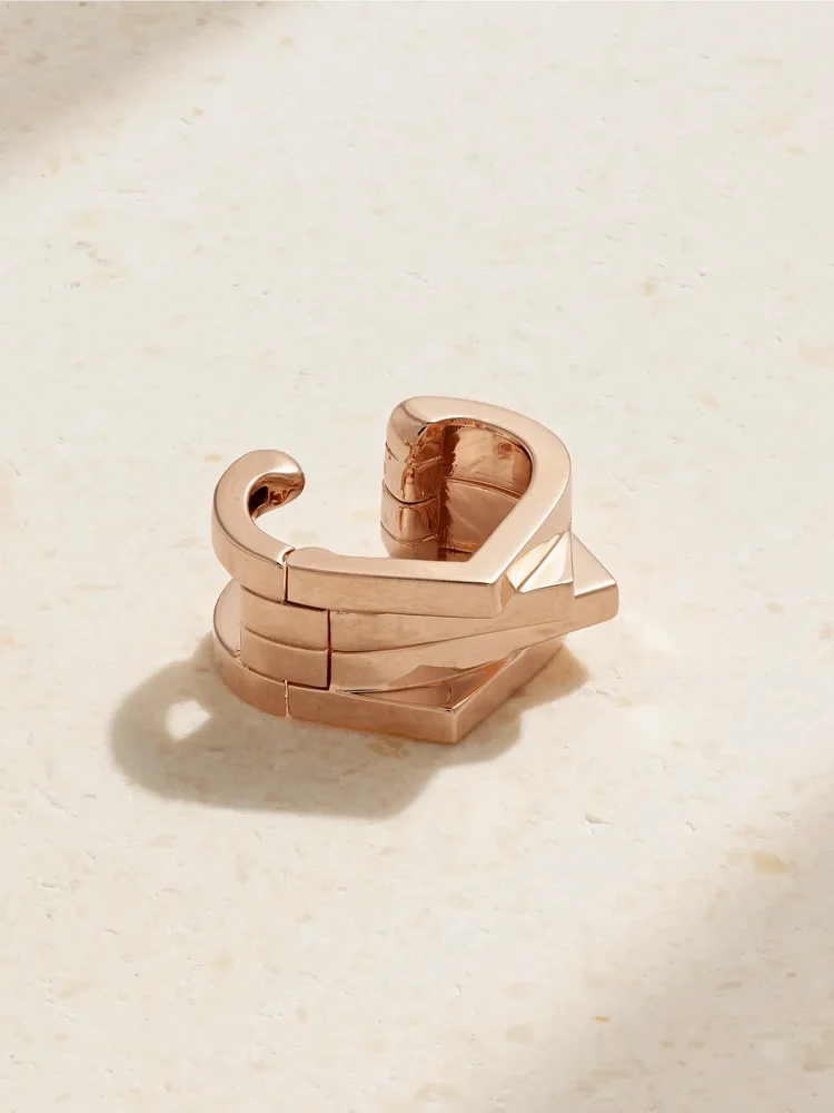 Antifer 18-karat rose gold ear cuff
