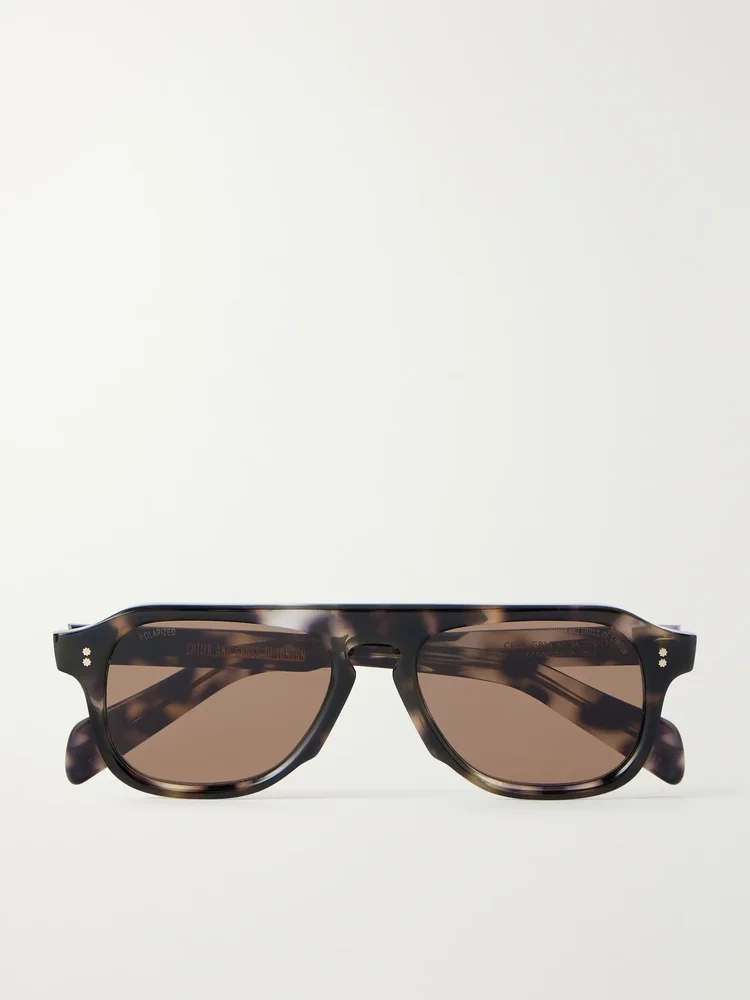 GR14 Aviator-Style Tortoiseshell Acetate Sunglasses