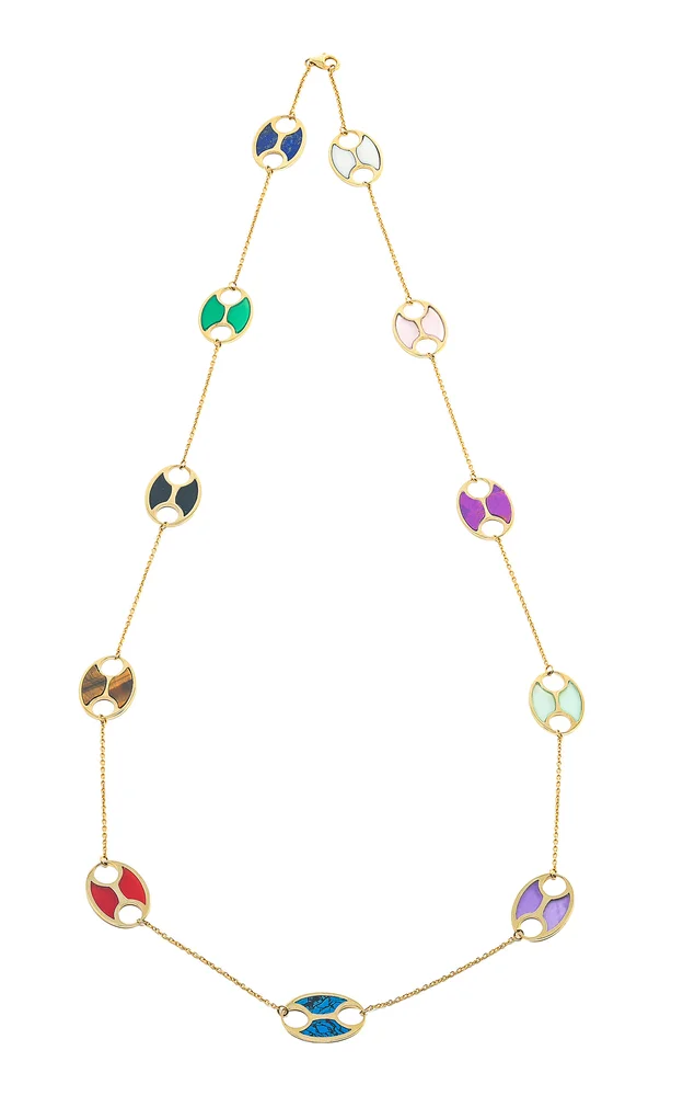 Mariner 18K Yellow Gold Multi-Stone Chain