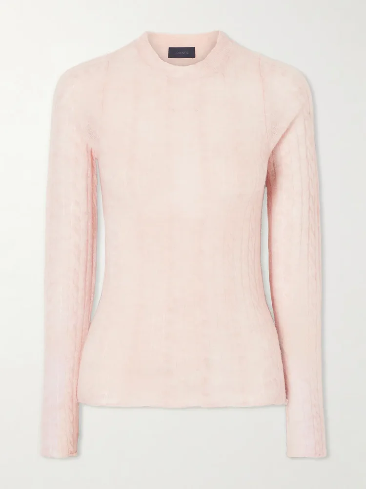 Sey cable-knit alpaca-blend sweater