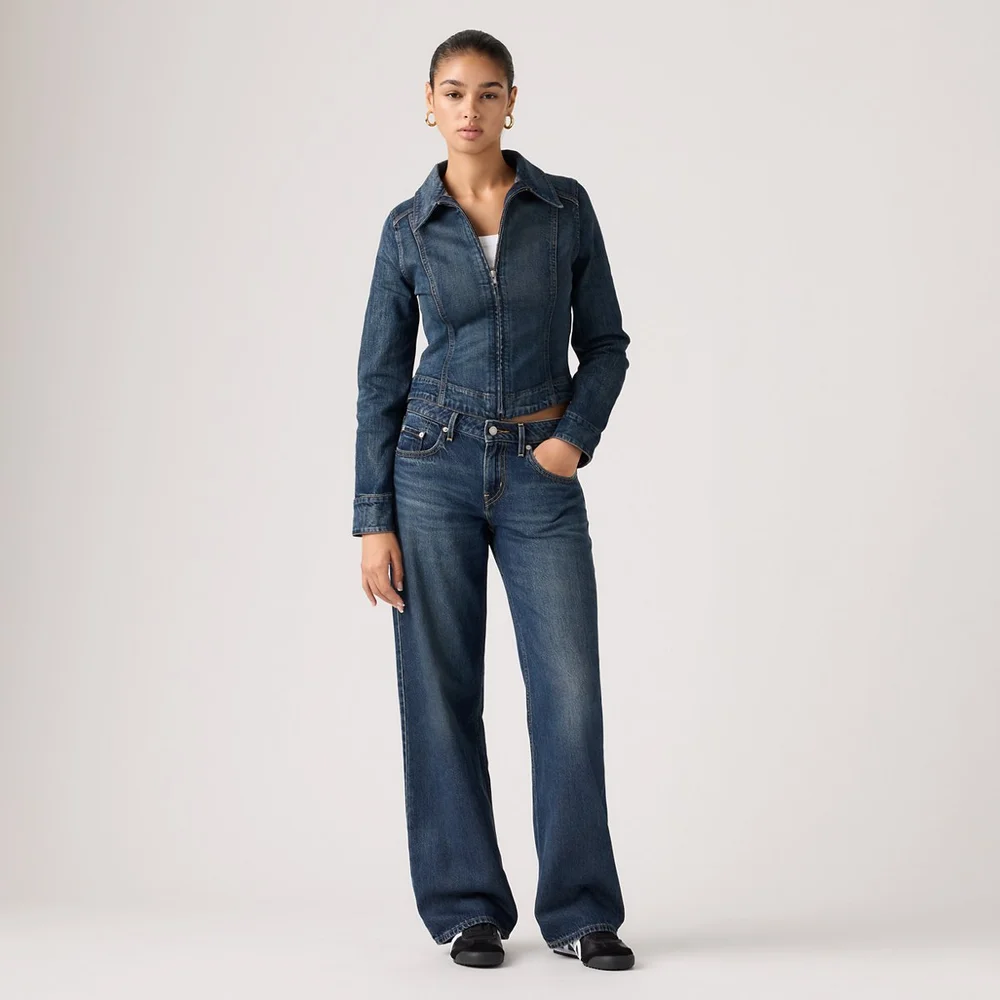 Low Loose Jeans in Lost In Translation, Medium Wash