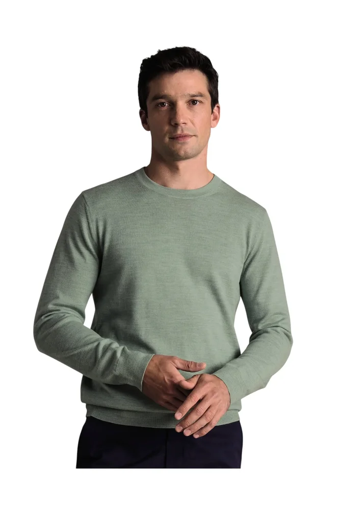 Pure Merino Crew Neck Sweater