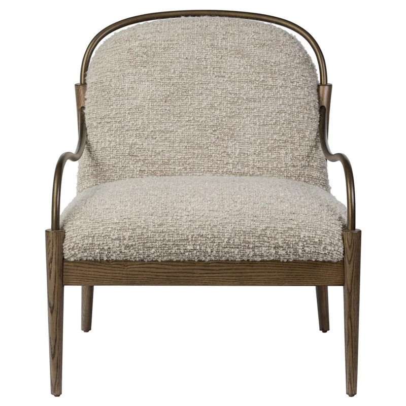 Demi Ivan Stone Boucle Chair