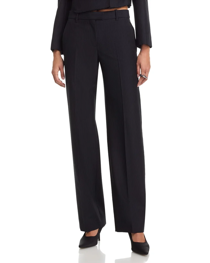 Tailored Pinstripe Pants