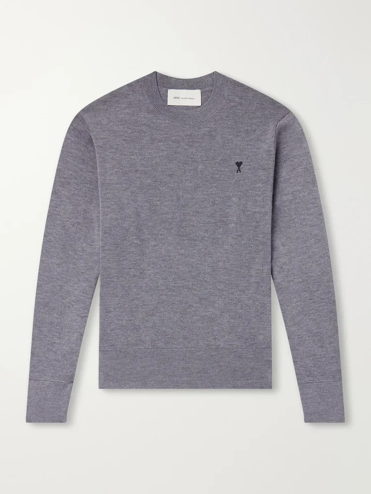 ADC Logo-Embroidered Merino Wool Sweater