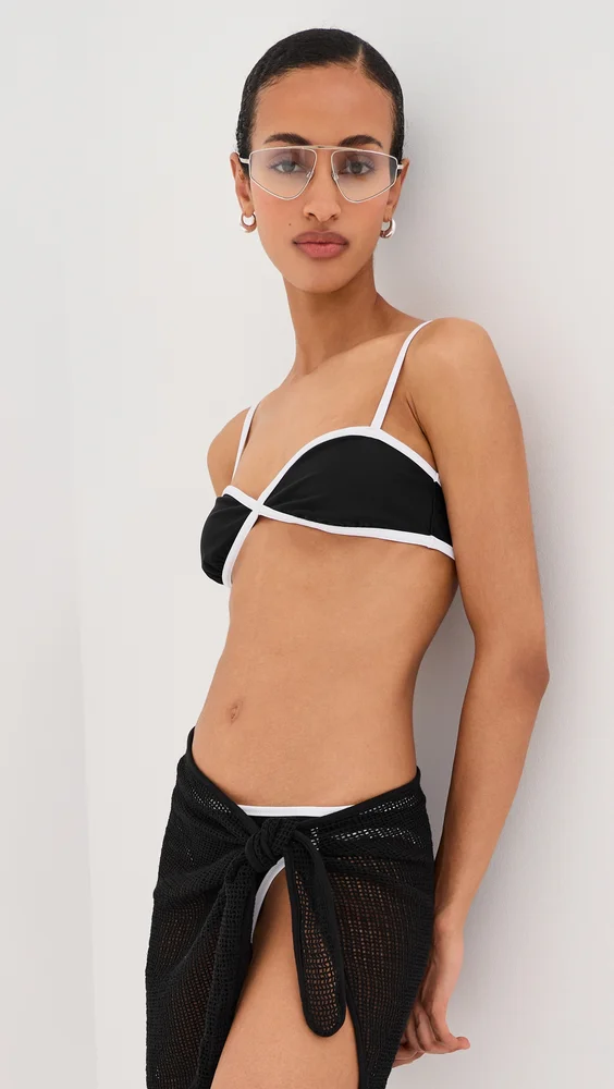 Tamera Colorblock Bikini Top