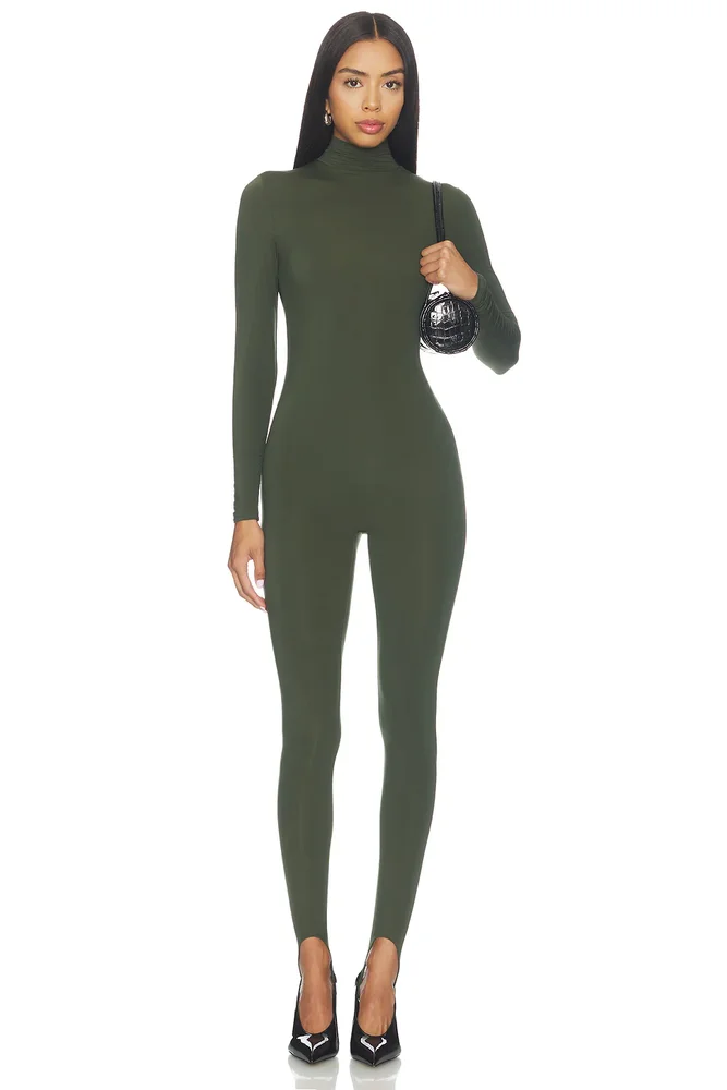 Naked Turtleneck Stirrup Jumpsuit