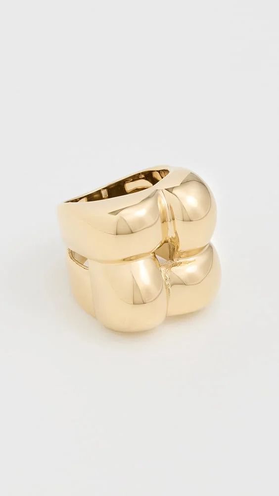 Mega Woven Square Ring
