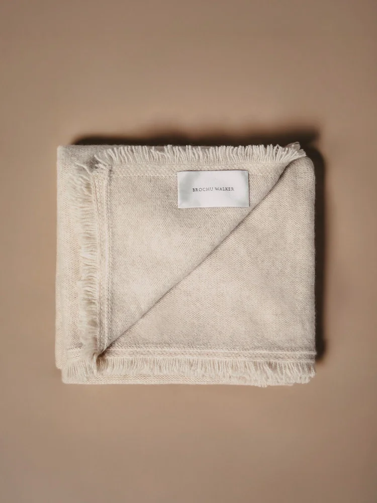 Cashmere Fringe Shoulder Square