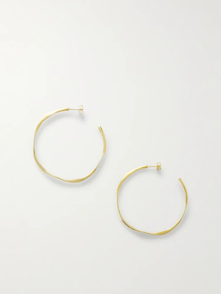 Amazon gold-plated hoop earrings