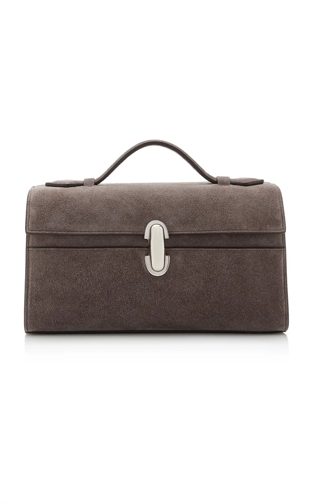 Symmetry Suede Pochette
