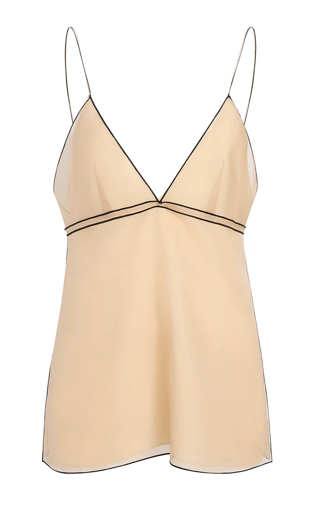 Timy Silk Organza Camisole Top