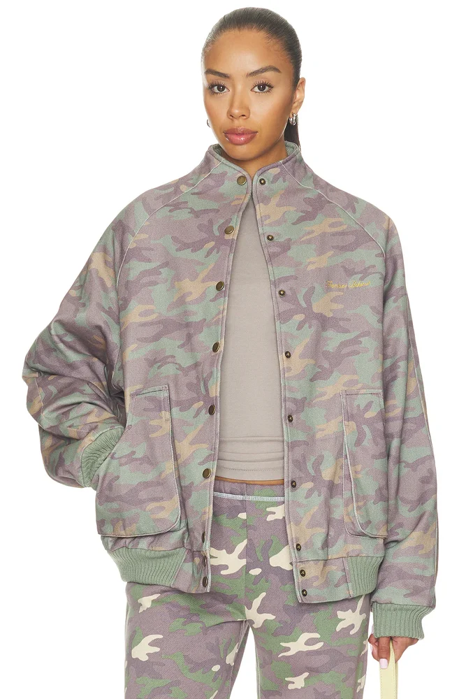 Parker Cotton Twill Bomber Jacket