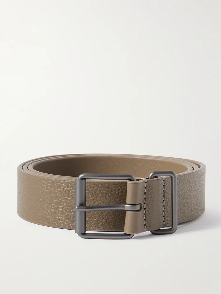 3cm Full-Grain Leather Belt