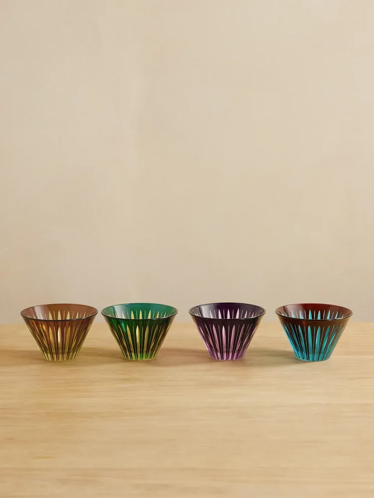 Prism set of four bowls