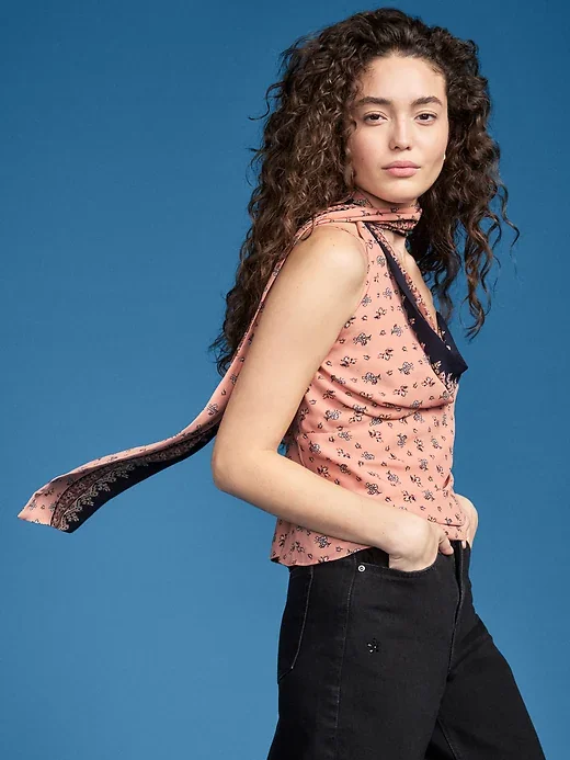 Scarf Tank Top