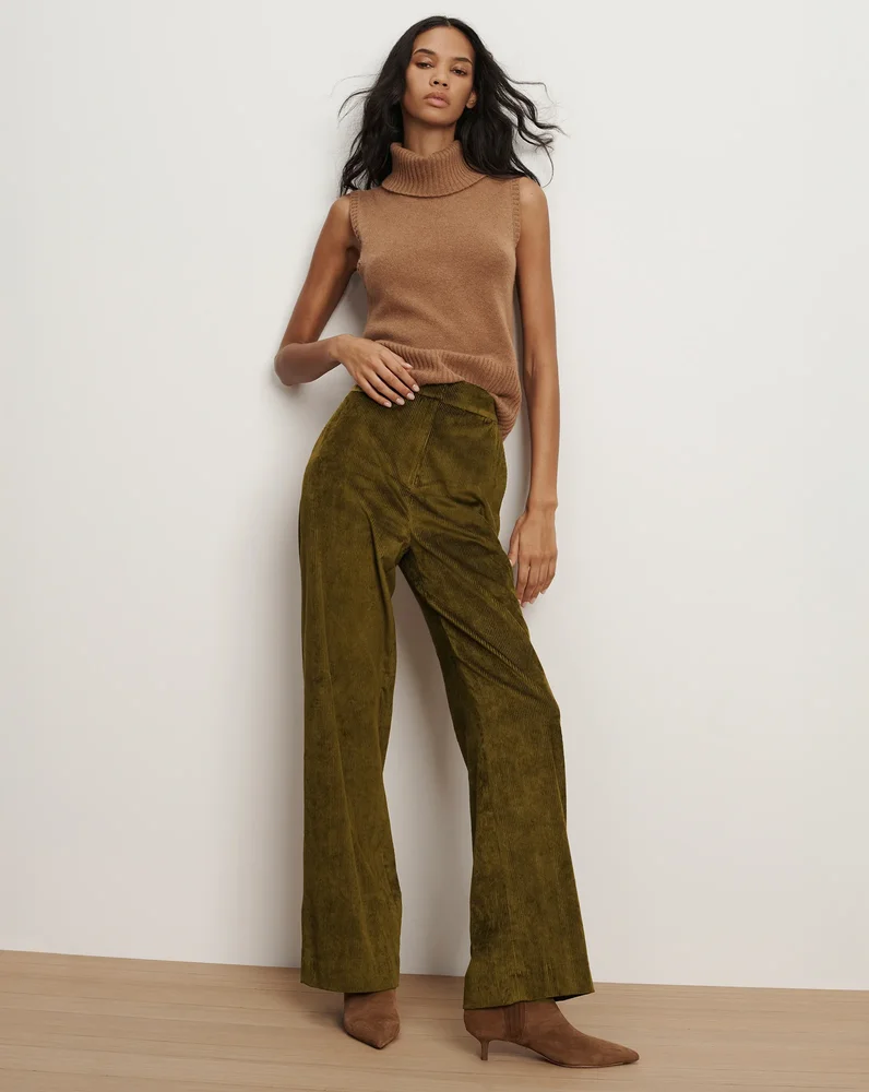 Grigore Corduroy Wide-Leg Pant