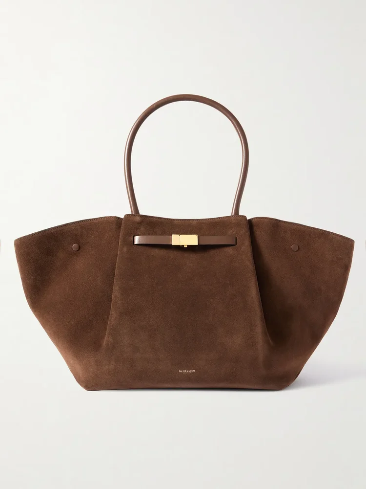 The New York large suede tote