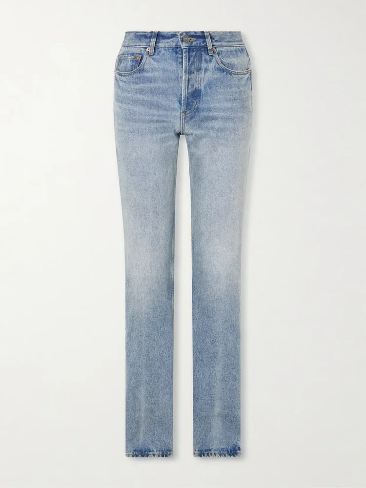 Nico mid-rise straight-leg jeans