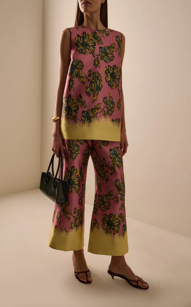 Faye Satin Wide-Leg Pants