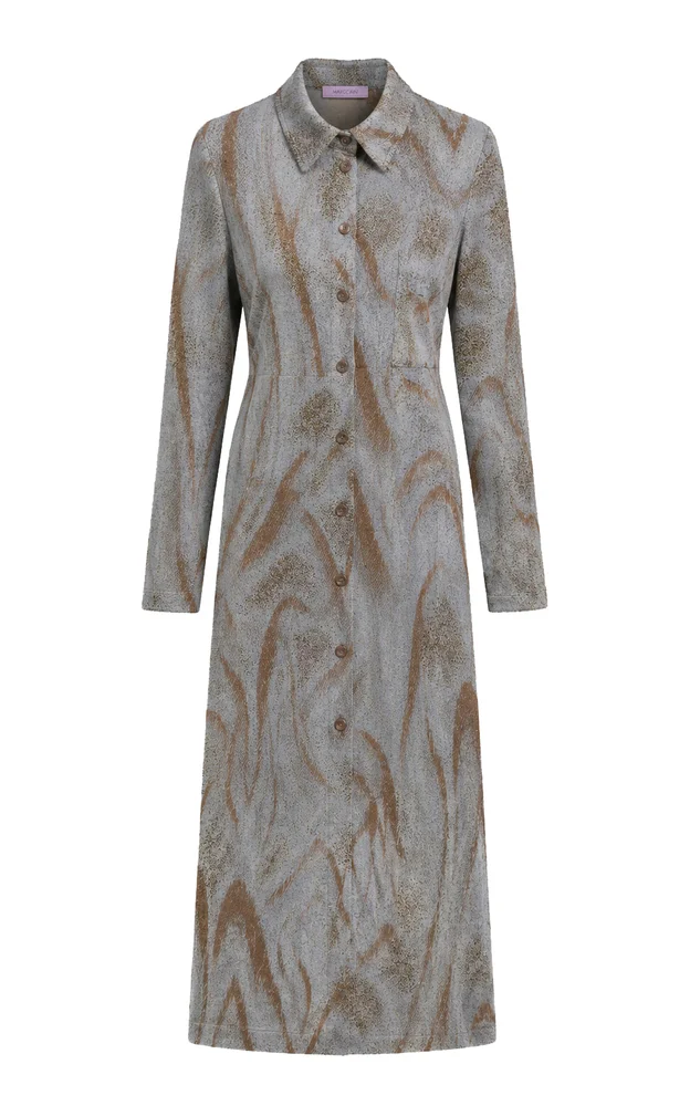 Andre Cotton-Blend Jacquard Dress